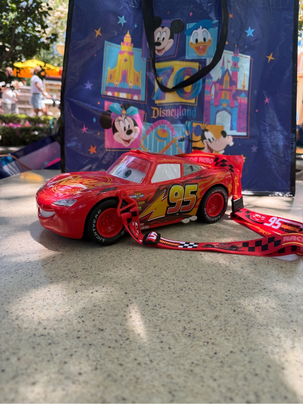 2026 Disney Parks Cars 20th Lightning McQueen Popcorn Bucket